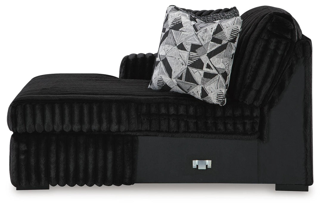 Midnight-Madness Super Chaise - Dream Home Furniture & Mattress (Waite Park, MN)