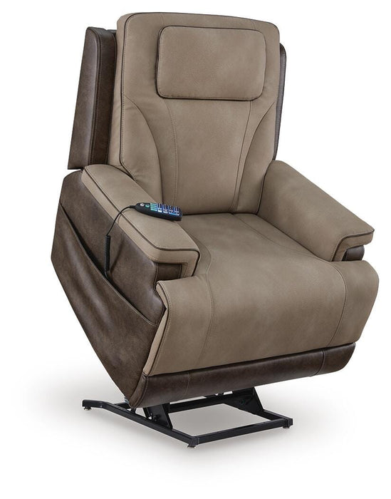 4Z-Peaceful Pause Power Lift Recliner - Dream Home Furniture & Mattress (Waite Park, MN)