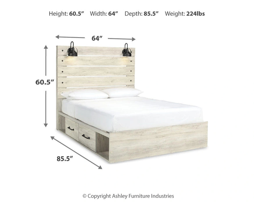 Cambeck Bed with 2 Storage Drawers - Dream Home Furniture & Mattress (Waite Park, MN)