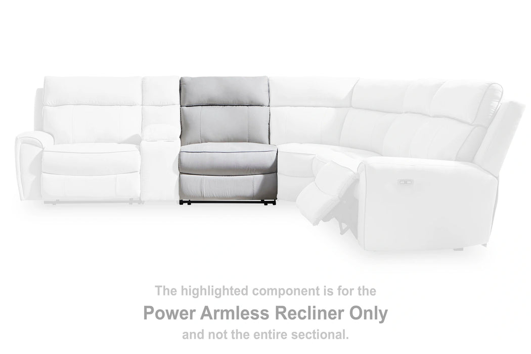Social Pointe Reclining Sectional with Storage Consoles - Dream Home Furniture & Mattress (Waite Park, MN)