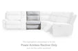 Social Pointe Reclining Sectional with Storage Consoles - Dream Home Furniture & Mattress (Waite Park, MN)