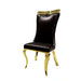 Palazzo Gold Chair (2/CTN) - Dream Home Furniture & Mattress (Waite Park, MN)