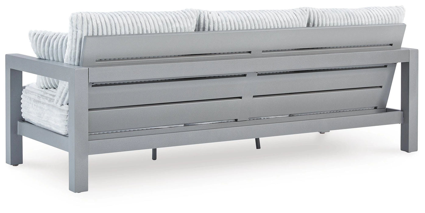 Hurley Park Outdoor Sofa with Cushion - Dream Home Furniture & Mattress (Waite Park, MN)
