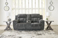 Frohn Reclining Loveseat with Console - Dream Home Furniture & Mattress (Waite Park, MN)