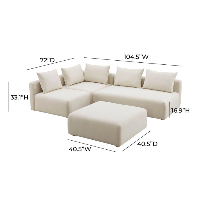 Hangover 4-Piece Chaise Sectional