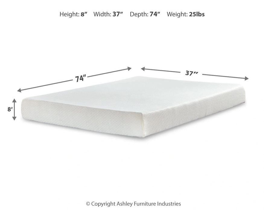 Chime 8 Inch Memory Foam Mattress in a Box - Dream Home Furniture & Mattress (Waite Park, MN)