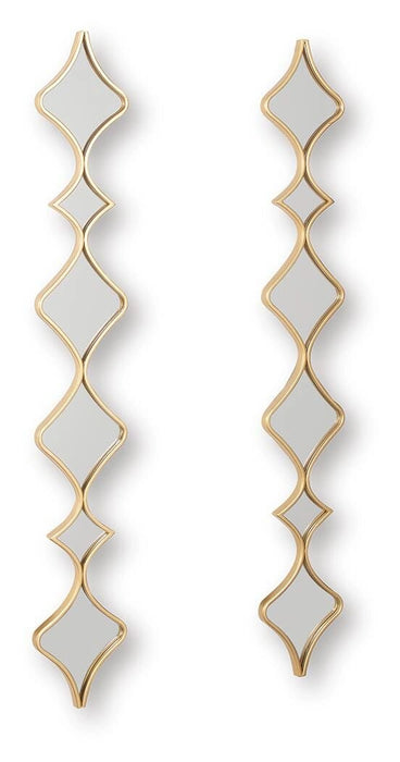 Harriswood Accent Mirror Set (Set of 2) - Dream Home Furniture & Mattress (Waite Park, MN)