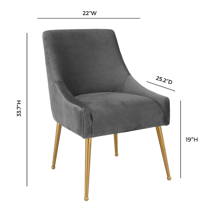 Beatrix Performance Velvet Dining Chair