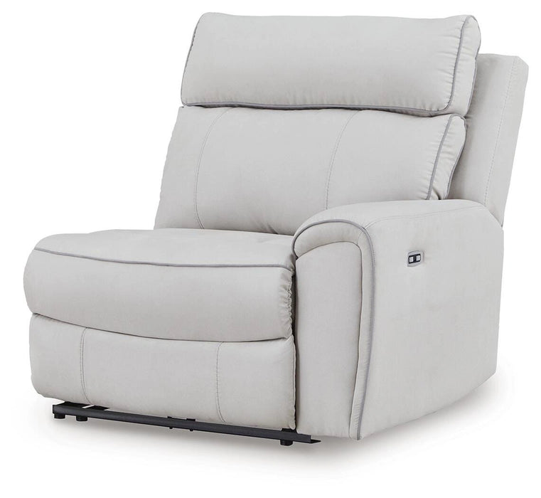 Social Pointe Reclining Sectional with Storage Consoles - Dream Home Furniture & Mattress (Waite Park, MN)