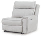 Social Pointe Reclining Sectional with Storage Consoles - Dream Home Furniture & Mattress (Waite Park, MN)