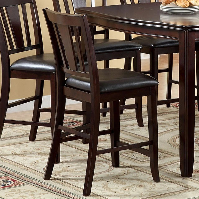 Edgewood II Espresso Counter Ht. Chair (2/CTN) - Dream Home Furniture & Mattress (Waite Park, MN)