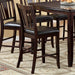 Edgewood II Espresso Counter Ht. Chair (2/CTN) - Dream Home Furniture & Mattress (Waite Park, MN)
