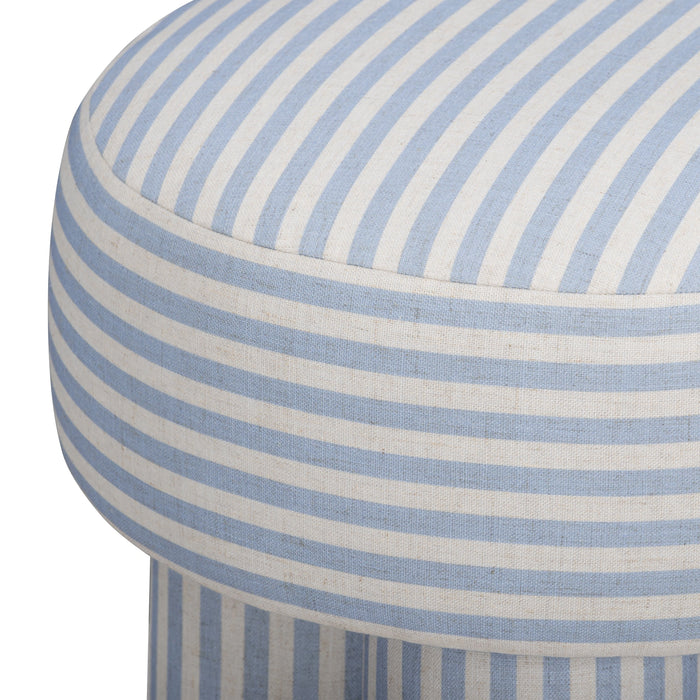 Masha Performance Linen Accent Stool
