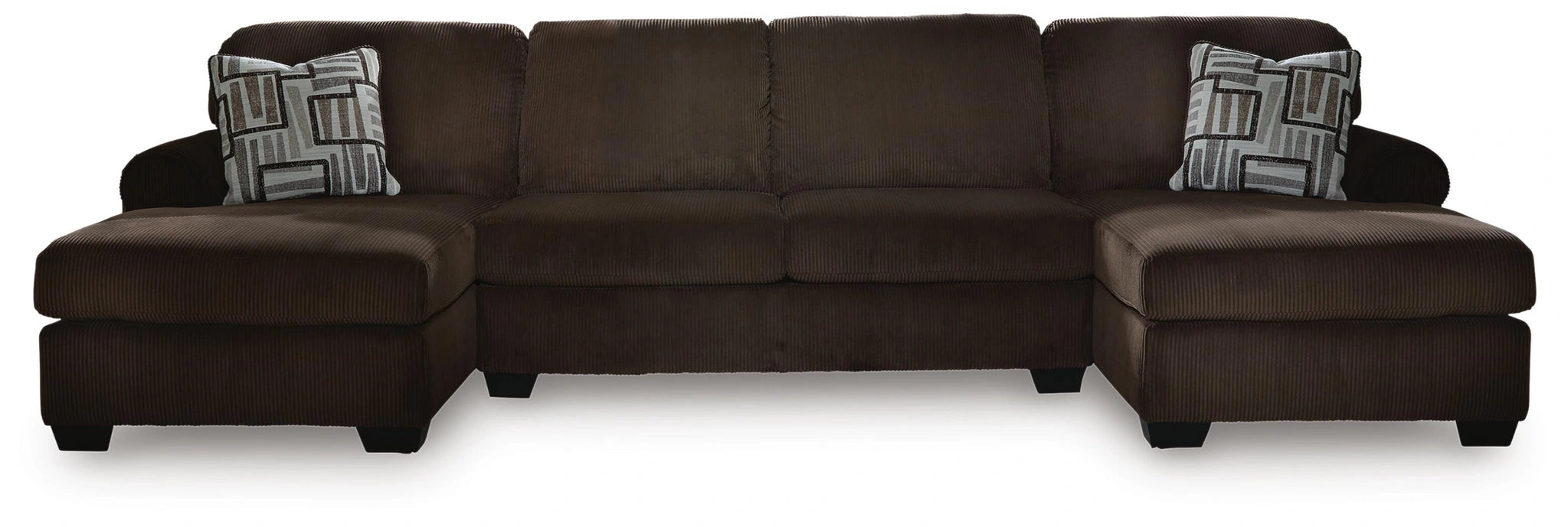 Kimlee Sectional with Double Chaise - Dream Home Furniture & Mattress (Waite Park, MN)