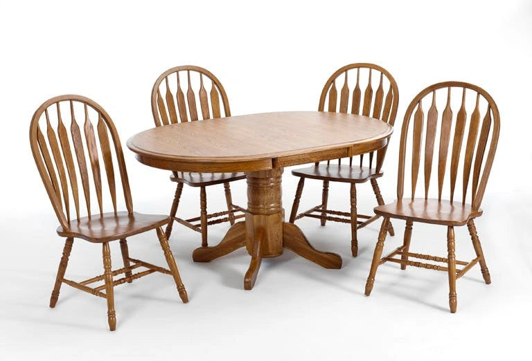 Classic Oak Chestnut Arrow Chair