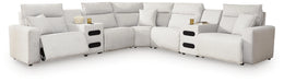 Modmax II Power Reclining Sectional with Audio Consoles - Dream Home Furniture & Mattress (Waite Park, MN)