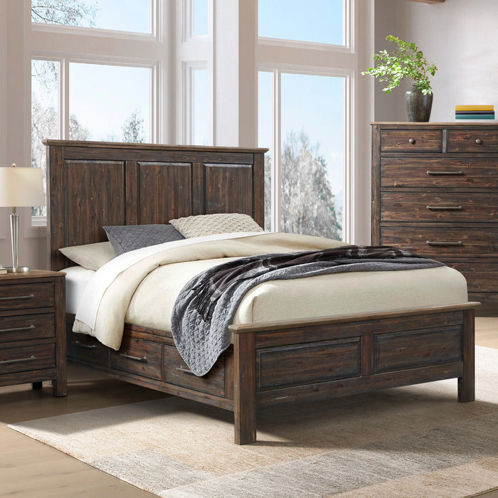 Transitions Queen Storage Bed - Dream Home Furniture & Mattress (Waite Park, MN)