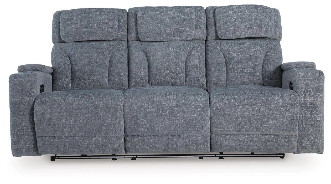 Studio Cave Power Reclining Sofa - Dream Home Furniture & Mattress (Waite Park, MN)