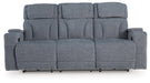 Studio Cave Power Reclining Sofa - Dream Home Furniture & Mattress (Waite Park, MN)