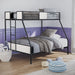 Molton Twin/Full Metal Bunkbed - Dream Home Furniture & Mattress (Waite Park, MN)