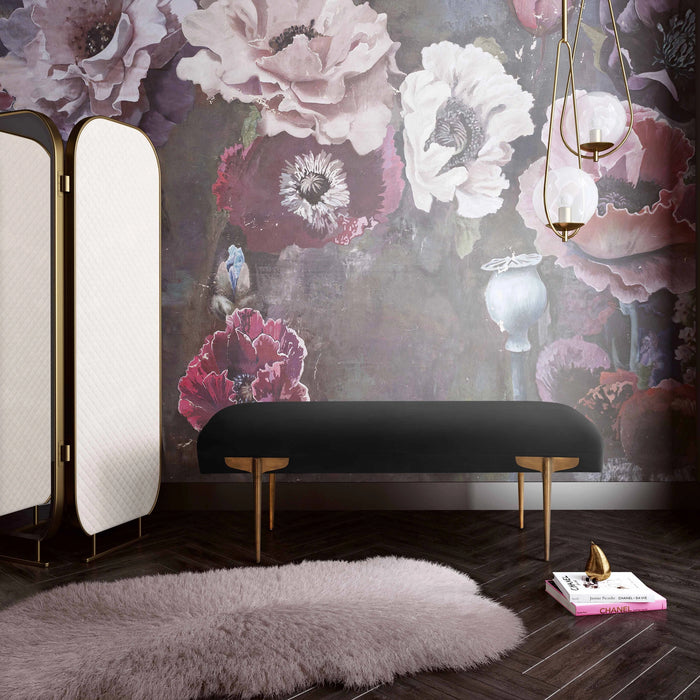 Brno 53.5" Performance Velvet Bench