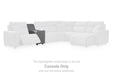 Modmax Power Reclining Sectional with Chaise - Dream Home Furniture & Mattress (Waite Park, MN)