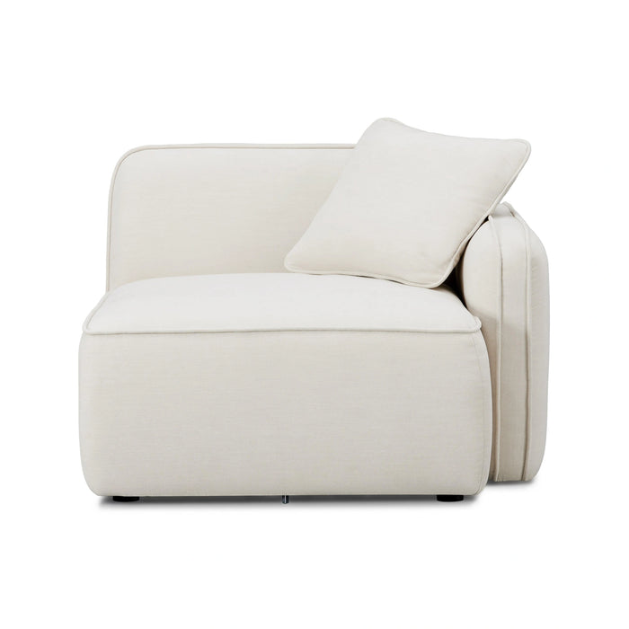 Travie Performance Corduroy Velvet Corner Chair
