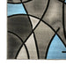 Sivas Area Rug Black & Blue - Dream Home Furniture & Mattress (Waite Park, MN)