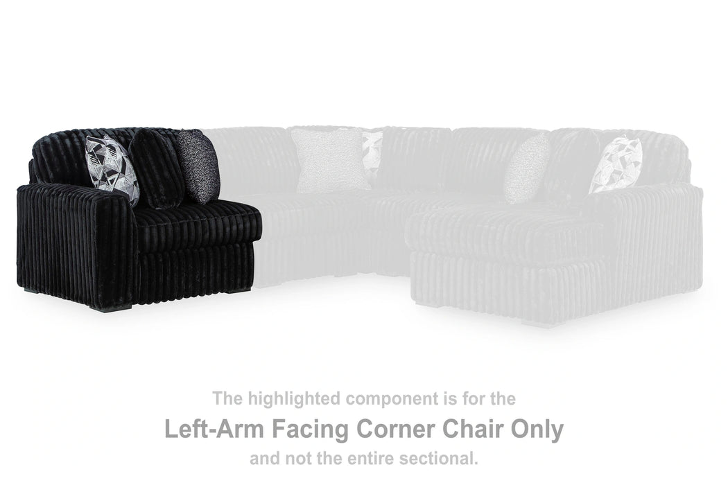 Midnight-Madness Sectional Sofa - Dream Home Furniture & Mattress (Waite Park, MN)