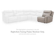 Gravier Power Reclining Sectional with Storage Console - Dream Home Furniture & Mattress (Waite Park, MN)