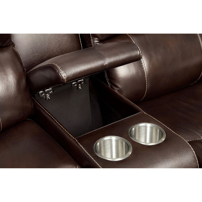 Ruth Brown Love Seat - Dream Home Furniture & Mattress (Waite Park, MN)