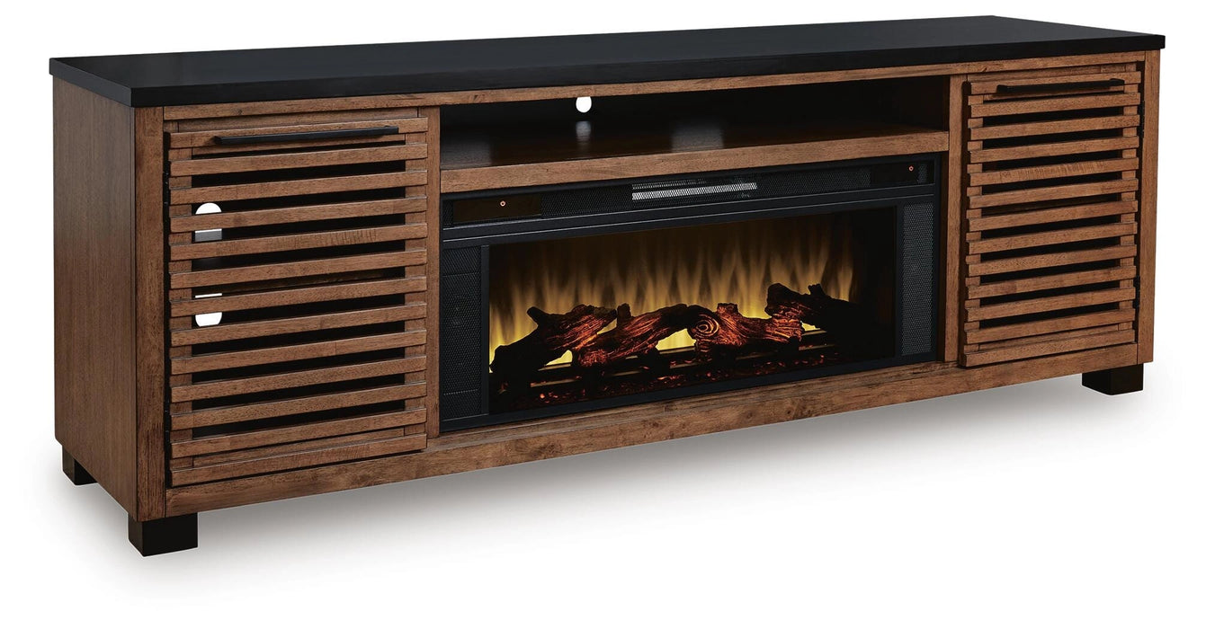 Kallari 84" TV Stand with Electric Fireplace - Dream Home Furniture & Mattress (Waite Park, MN)