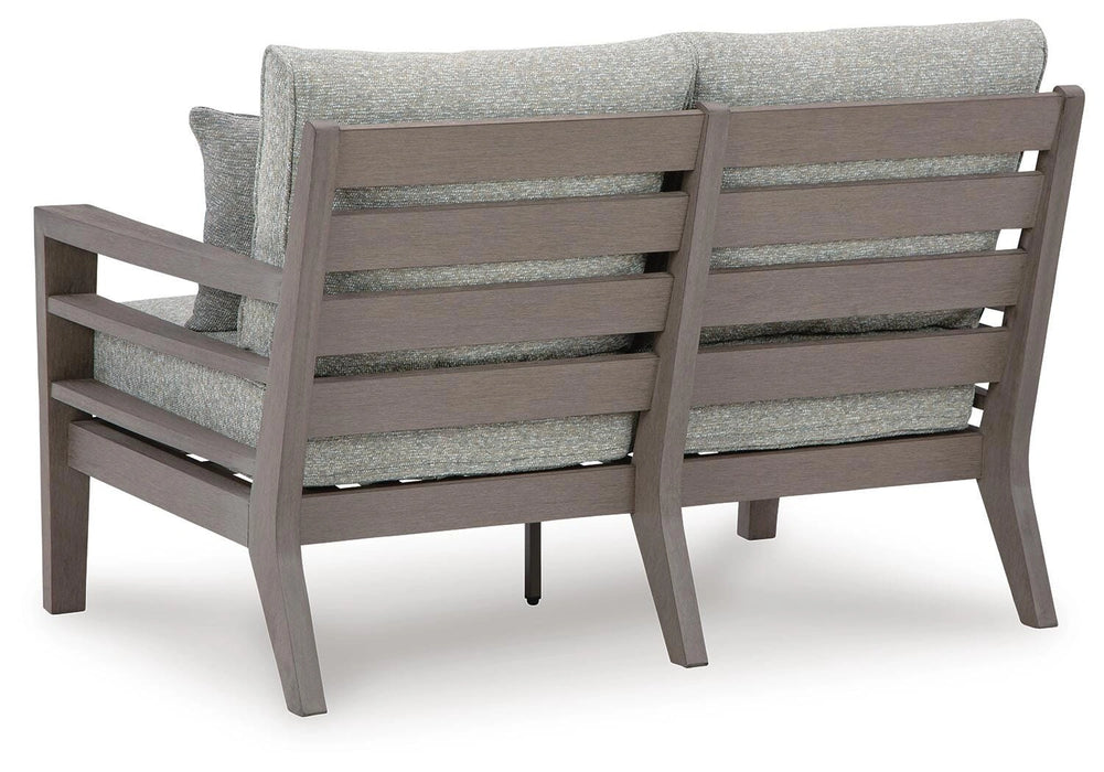 Hillside Barn Outdoor Loveseat with Cushion - Dream Home Furniture & Mattress (Waite Park, MN)