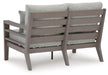 Hillside Barn Outdoor Loveseat with Cushion - Dream Home Furniture & Mattress (Waite Park, MN)