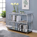 Ludvig Chrome/Clear Sofa Table - Dream Home Furniture & Mattress (Waite Park, MN)