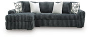 Midnight-Madness Sectional Sofa with Chaise - Dream Home Furniture & Mattress (Waite Park, MN)
