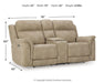 Next-Gen DuraPella Power Reclining Loveseat with Console - Dream Home Furniture & Mattress (Waite Park, MN)