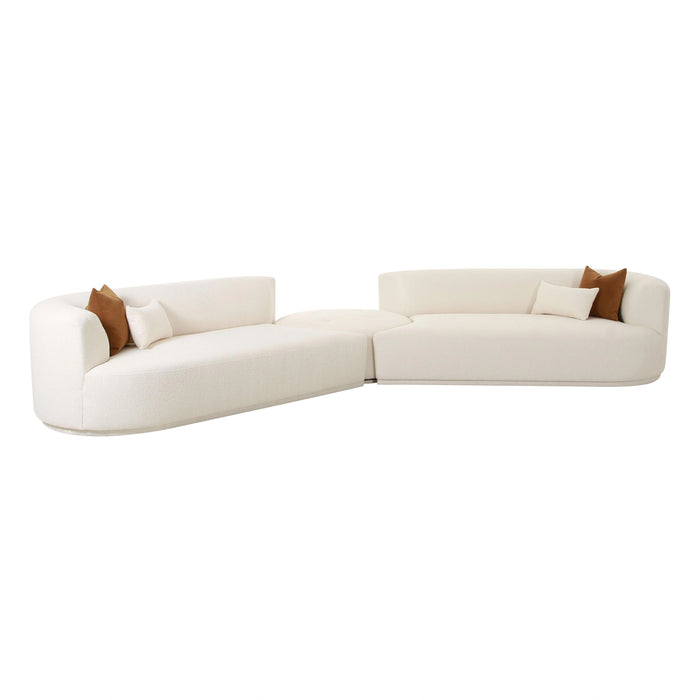 Fickle Cream Boucle Modular Sofa