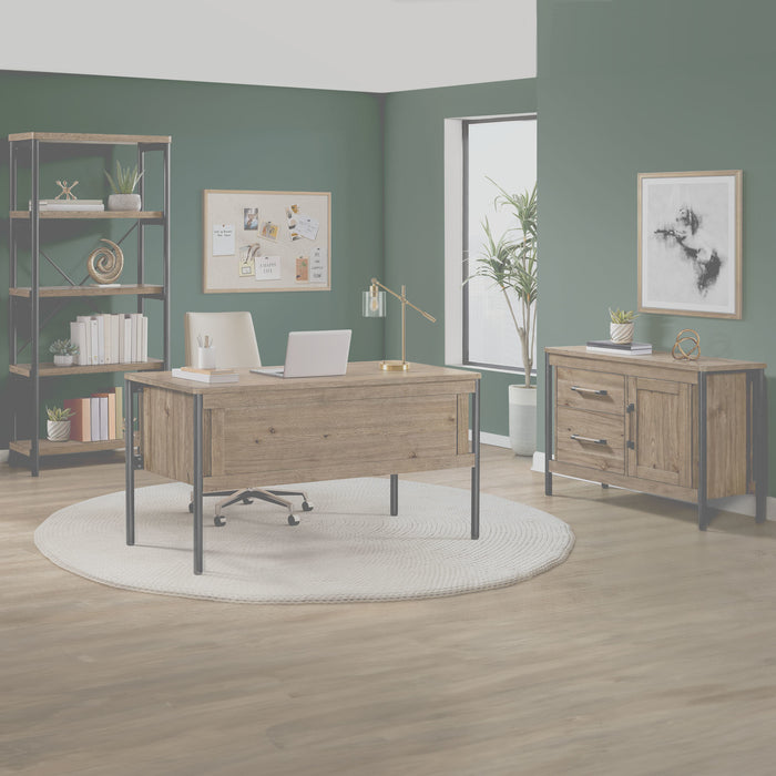 Norcross 60" Half Ped Desk - Dream Home Furniture & Mattress (Waite Park, MN)
