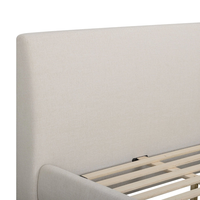 Rayne Textured Fabric Bed
