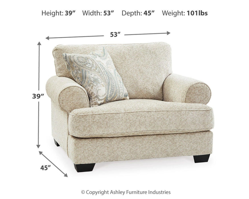 Monaghan Oversized Chair and Ottoman - Dream Home Furniture & Mattress (Waite Park, MN)