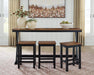 Wildenauer Counter Height Dining Table and 3 Barstools Set - Dream Home Furniture & Mattress (Waite Park, MN)