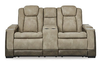Next-Gen DuraPella Power Reclining Loveseat with Console - Dream Home Furniture & Mattress (Waite Park, MN)