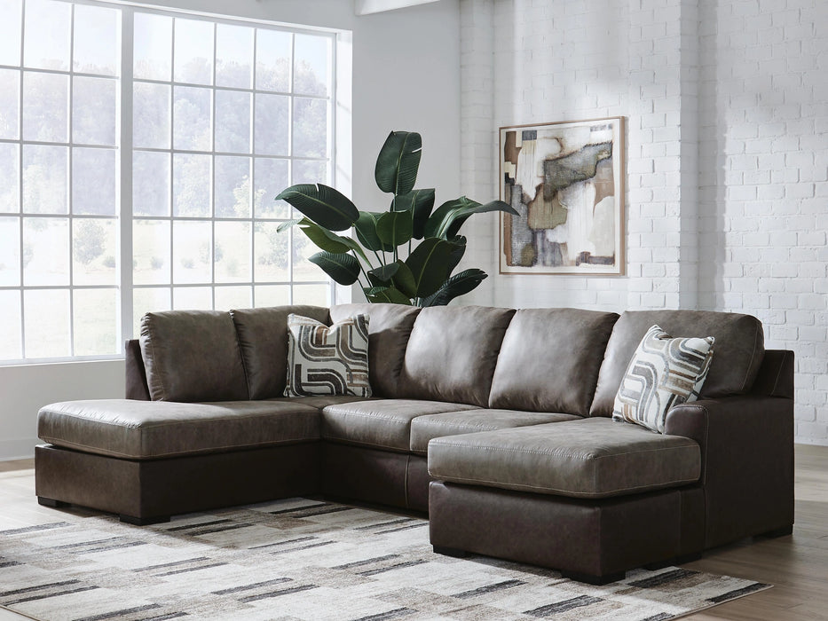 Castille Way Sectional with Chaise - Dream Home Furniture & Mattress (Waite Park, MN)