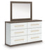Kendanport Dresser and Mirror - Dream Home Furniture & Mattress (Waite Park, MN)