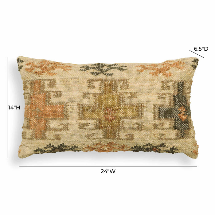 Sephine Cotton 24"X14" Rectangular Throw Pillow