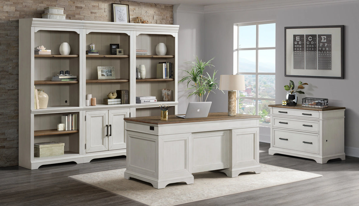 Drake 76" Bunching Bookcase w/Door
