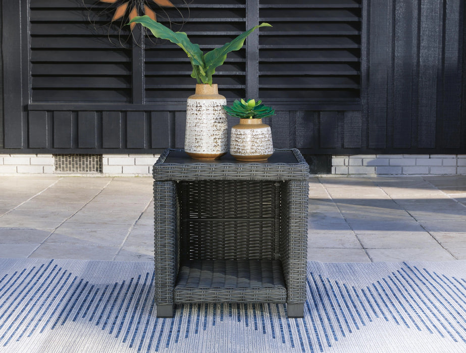 Elite Park Outdoor End Table - Dream Home Furniture & Mattress (Waite Park, MN)
