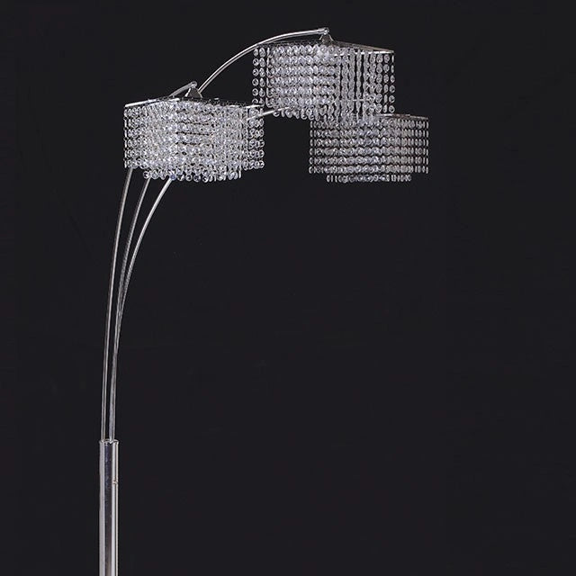 TINA Arch Lamp, Hanging Crystal - Dream Home Furniture & Mattress (Waite Park, MN)