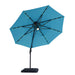 Nuti 10 Ft Round Umbrella w/ LED Light + 37" Large Base - Dream Home Furniture & Mattress (Waite Park, MN)